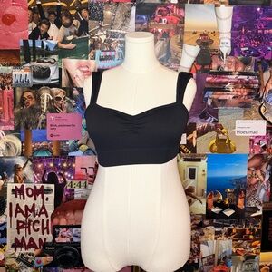 Urban Outfitters Black Crop Top